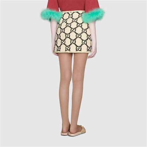 gucci gg tweed mini skirt|Women's Designer Luxury Short Skirts .